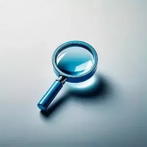 A magnifying glass.